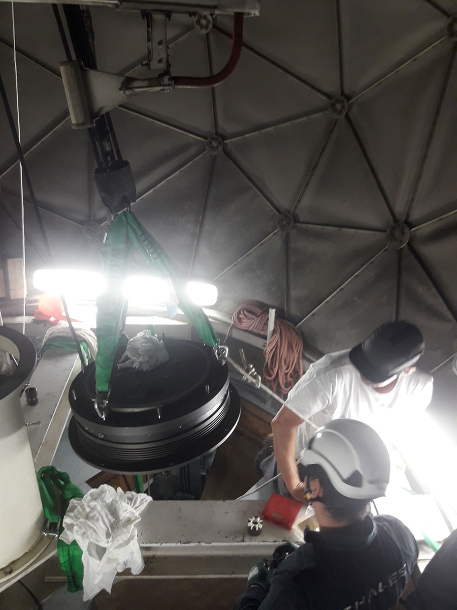 Remplacement moteur antenne radar Orly