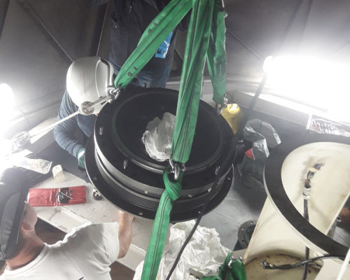 Remplacement moteur antenne radar Orly