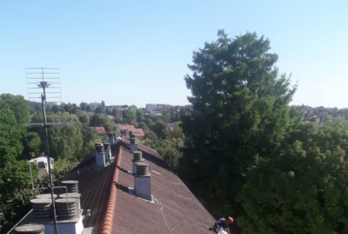 Nettoyage de gouttières