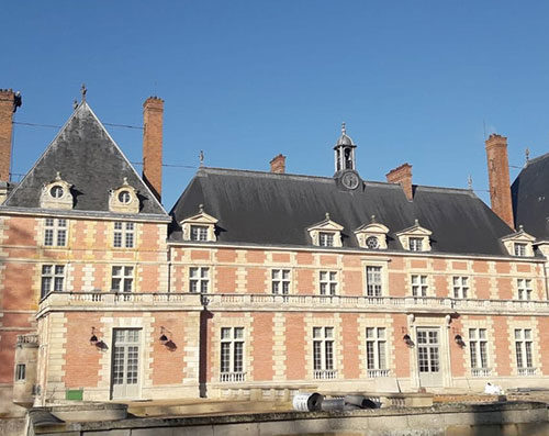 Ascension d’une cheminée du château de Rosny sur Seine