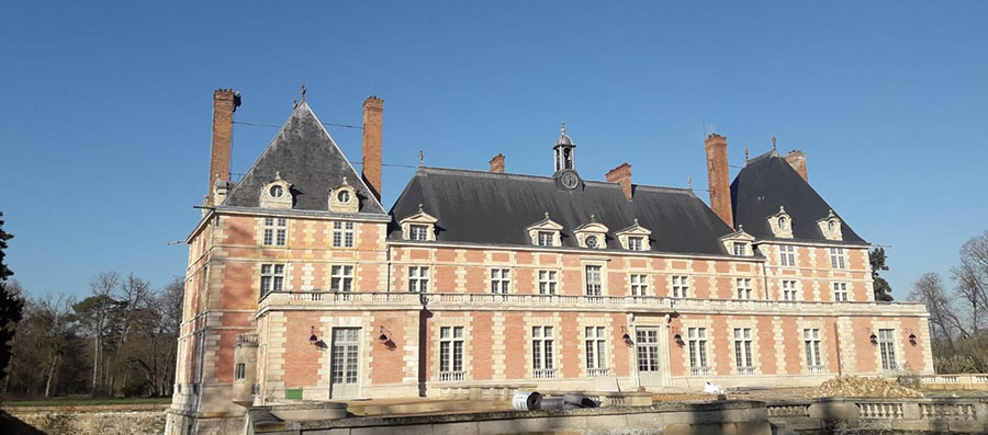 Ascension d’une cheminée du château de Rosny sur Seine